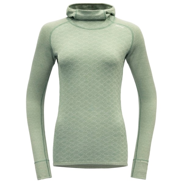 Image of Devold - Women's Kvitegga Hoodie - Merinoshirt Gr L;M;S;XL;XS blau;rot bei Bergfreunde.ch - der Outdoor Shop