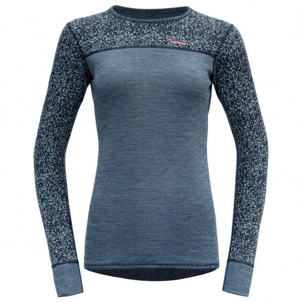 Image of Devold - Women's Kvitegga Shirt - Merinoshirt Gr L;M;S;XL;XS blau;rot bei Bergfreunde.ch - der Outdoor Shop