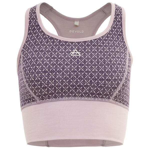 Image of Devold - Women"s Kvitegga Top - Merinoshirt Gr L rosa/lila'