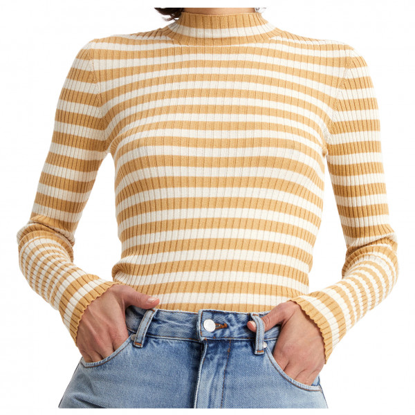Image of ARMEDANGELS - Women"s Alaani Striped - Longsleeve Gr L;M;S;XL;XS;XXL grau'