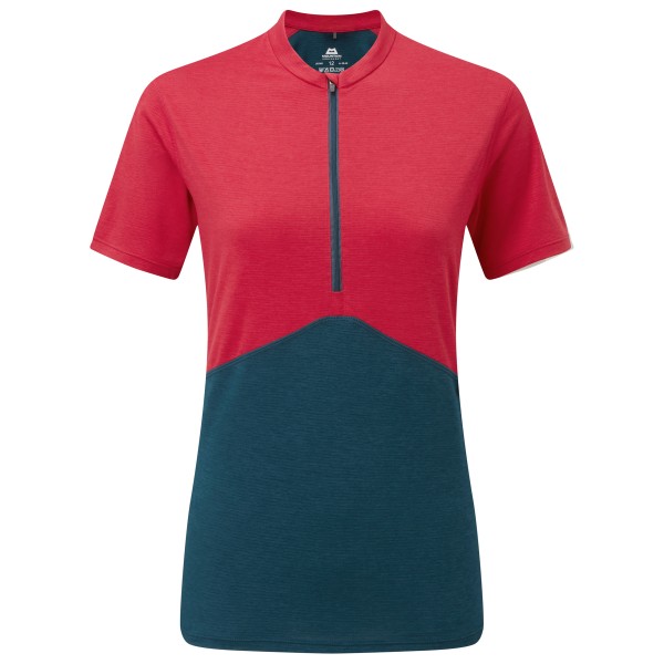 Image of Mountain Equipment - Women's Nava S/S Zip T - Funktionsshirt Gr 10;8 blau bei Bergfreunde.ch - der Outdoor Shop