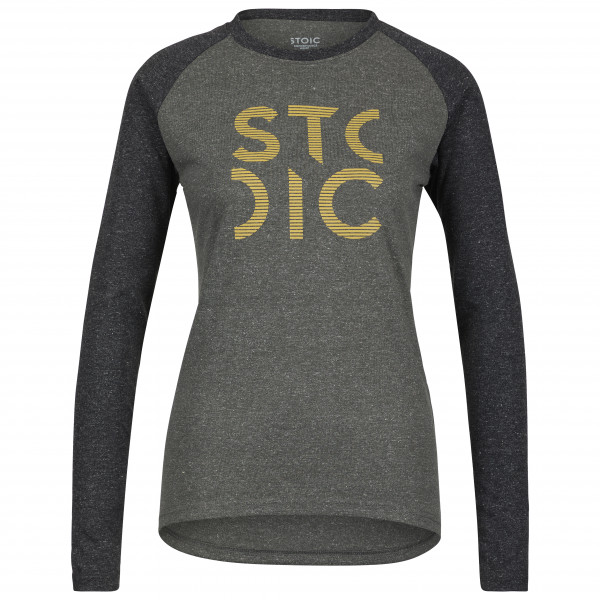 Image of Stoic - Women´s Hemp20 LofsdalenSt. L/S - Funktionsshirt Gr 34;36;38;40;42;44 grau;schwarz/grau