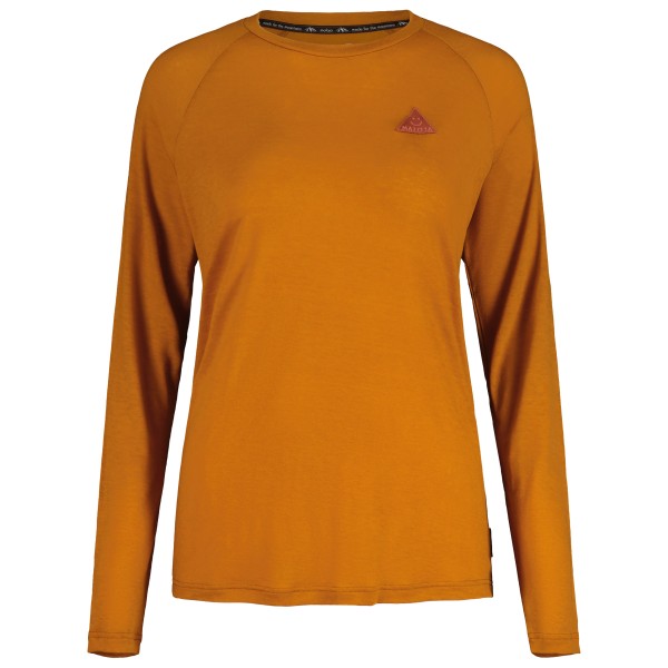 Image of Maloja - Women's AlpendistlM. - Merinoshirt Gr L;M;S;XL;XS blau;grau;oliv;orange;rosa bei Bergfreunde.ch - der Outdoor Shop