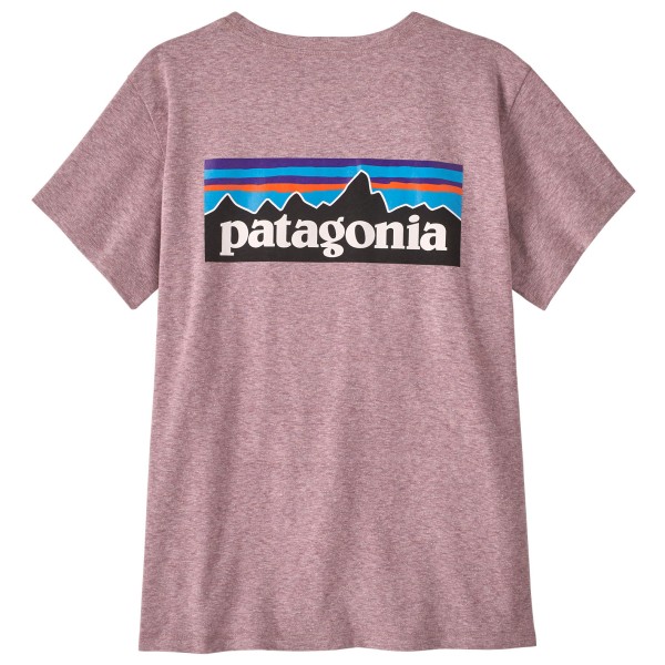 Patagonia P-6 Logo Responsibili-Tee T-Shirt Damen (Gr M |rosa)
