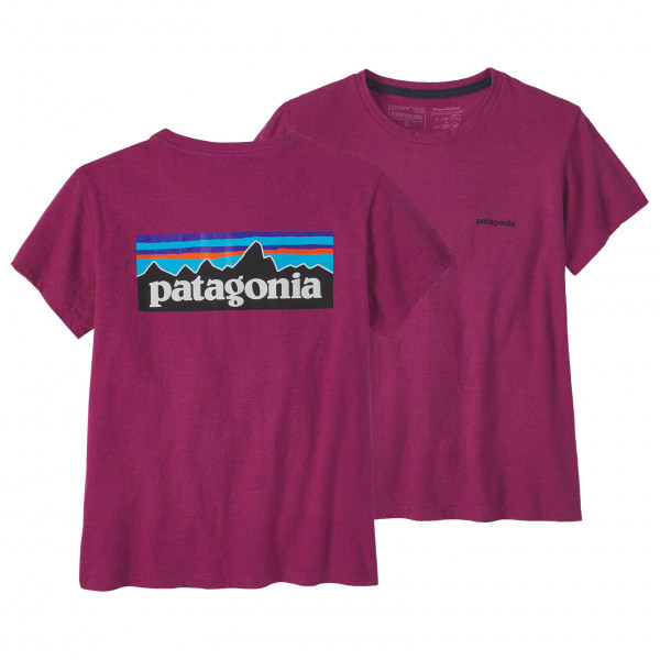 Image of Patagonia - Women"s P-6 Logo Responsibili-Tee - T-Shirt Gr L;M;S;XL;XS;XXL beige;blau;braun;grau'
