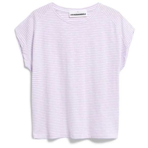 Image of ARMEDANGELS - Women"s Ofeliaa Lovely Stripes - T-Shirt Gr L;M;S;XL;XS grau;rosa'
