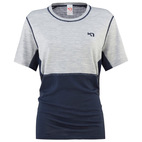 Image of Kari Traa - Women's Lam Loose Tee - Merinoshirt Gr L;M;S;XL;XS grau/blau;oliv;rosa bei Bergfreunde.ch - der Outdoor Shop