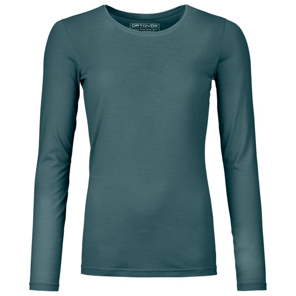 Ortovox 150 Cool Clean L/S Merinoshirt Damen Wandern (Gr M |blau)