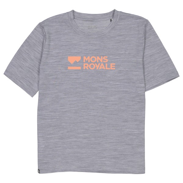 Image of Mons Royale - Women"s Icon Relaxed Tee - Merinoshirt Gr S grau'