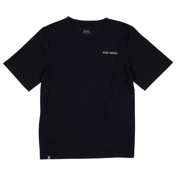 Mons Royale Women’ Icon Relaxed Tee Merinoshirt Zwart