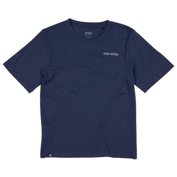Mons Royale Women’ Icon Relaxed Tee Merinoshirt Blauw