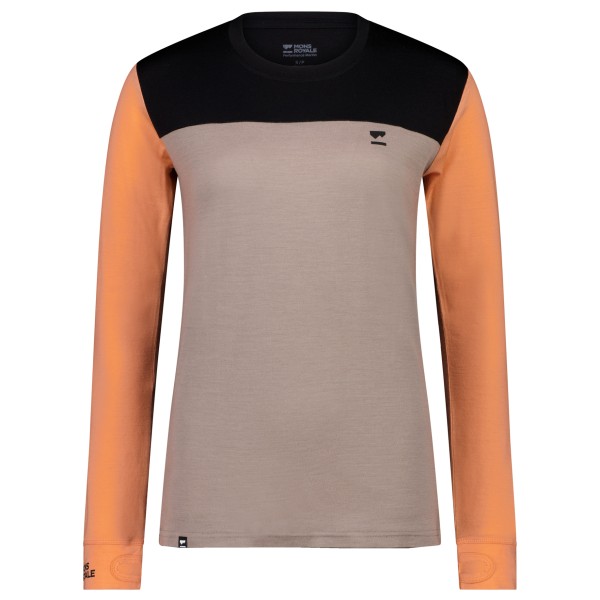 Image of Mons Royale - Women"s Yotei L/S - Merinoshirt Gr L braun'