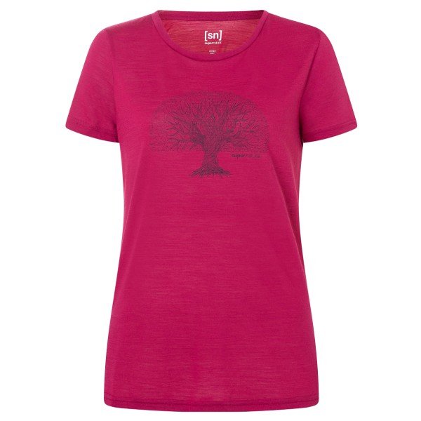 Image of super.natural - Women"s Tree of Knowledge Tee - Merinoshirt Gr 38 - M rosa'