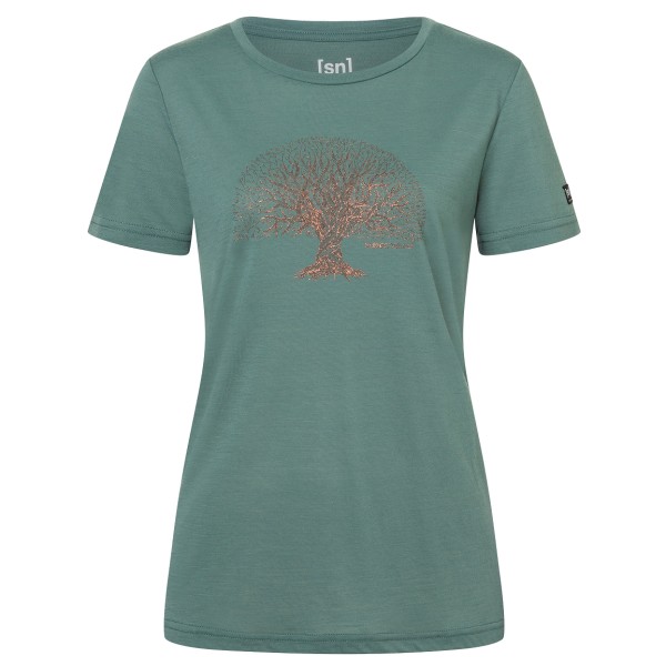 Image of super.natural - Women"s Tree of Knowledge Tee - Merinoshirt Gr 38 - M türkis'