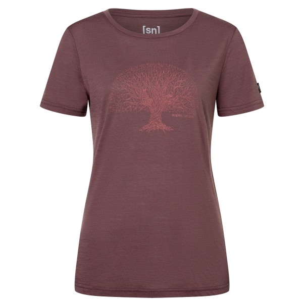 Image of super.natural - Women"s Tree of Knowledge Tee - Merinoshirt Gr 42 - XL lila'