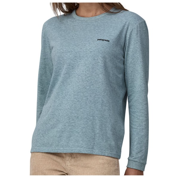 Image of Patagonia - Women"s L/S P-6 Logo Responsibili-Tee - Longsleeve Gr L türkis'