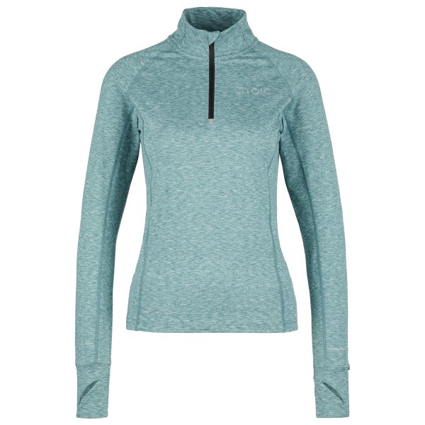 Stoic HelsingborgSt. Performance L/S with Zip Laufshirt Damen Wandern (Gr XL |türkis)