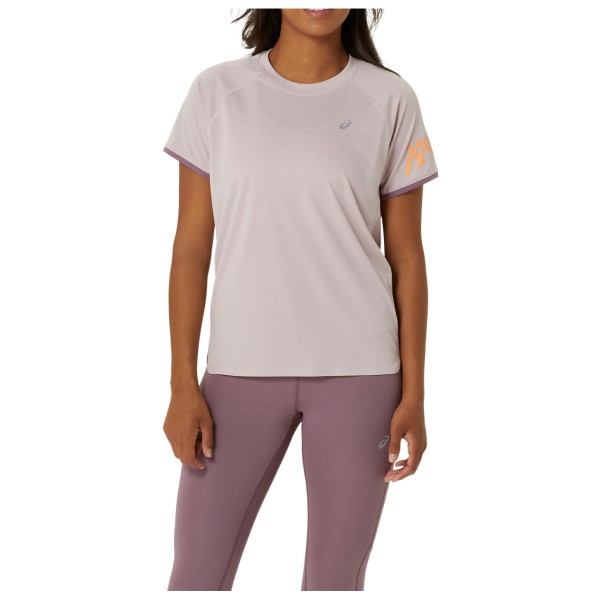 Image of Asics - Women"s Icon S/S Top - Funktionsshirt Gr L;M;S;XL;XS braun;schwarz'
