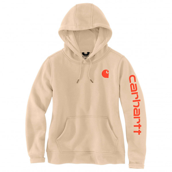 Image of Carhartt - Women"s Clarksburg Logo Sleeve Sweatshirt - Hoodie Gr L;M;S;XS schwarz'
