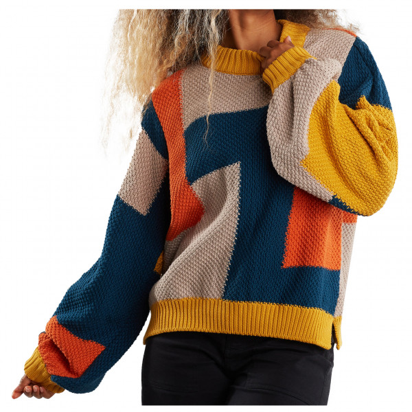 Image of DEDICATED - Women's Sweater Knitted Rutbo Blocks - Pullover Gr L;M;S;XL;XS bunt;schwarz bei Bergfreunde.ch - der Outdoor Shop