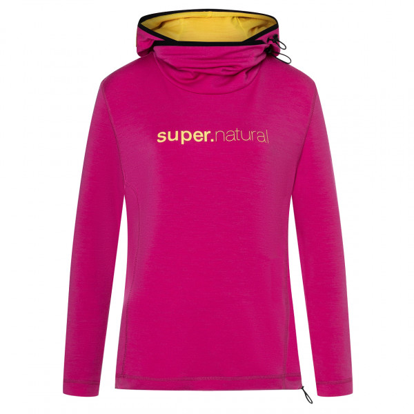 Image of super.natural - Women"s Alpine Hooded - Hoodie Gr L;M;S;XL;XS braun'