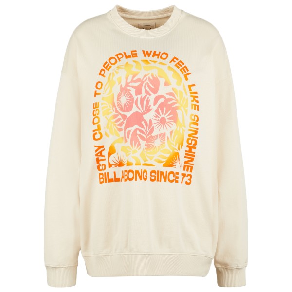 Image of Billabong - Women"s Ride In L/S - Pullover Gr M;XS beige;weiß'
