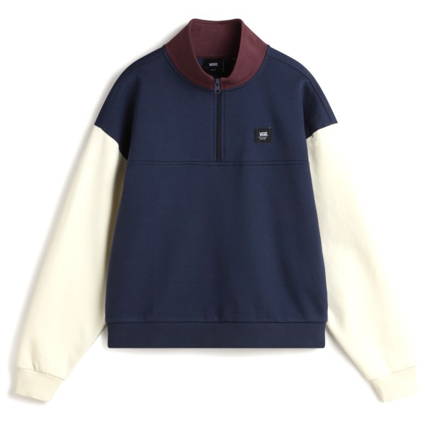 Image of Vans - Women"s Colorblock Half Zip Mock - Pullover Gr L blau'