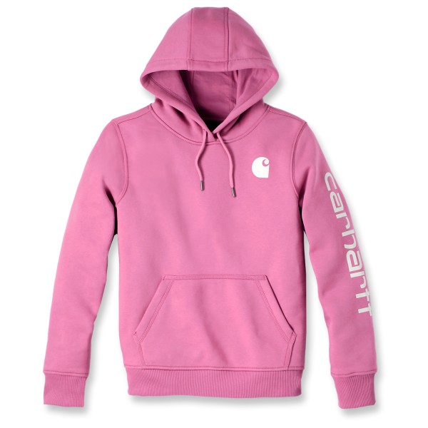 Image of Carhartt - Women"s Logo Sleeve Graphic - Hoodie Gr L rosa'