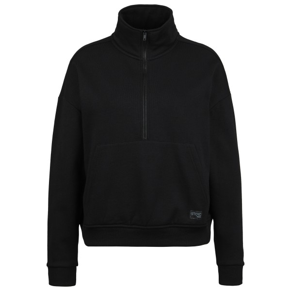 Stoic – Women’s MMXX Nora Half-Zip Sweater – Trui maat S, Zwart