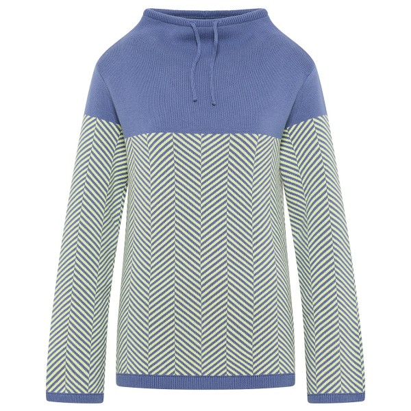 Image of Tranquillo - Women"s Rollkragenpullover - Pullover Gr L;M;S;XL;XS grau;lila/rosa'