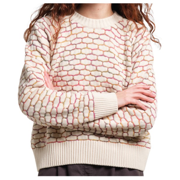 Image of DEDICATED - Women"s Sweater Husie Honey Comb - Pullover Gr L;M;S;XL;XS blau/schwarz;rosa'