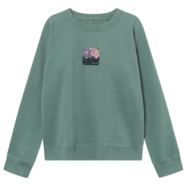Image of DEDICATED - Women"s Sweatshirt Ystad Daffodil Flowers EMB - Pullover Gr L;M;S;XL;XS beige;türkis'
