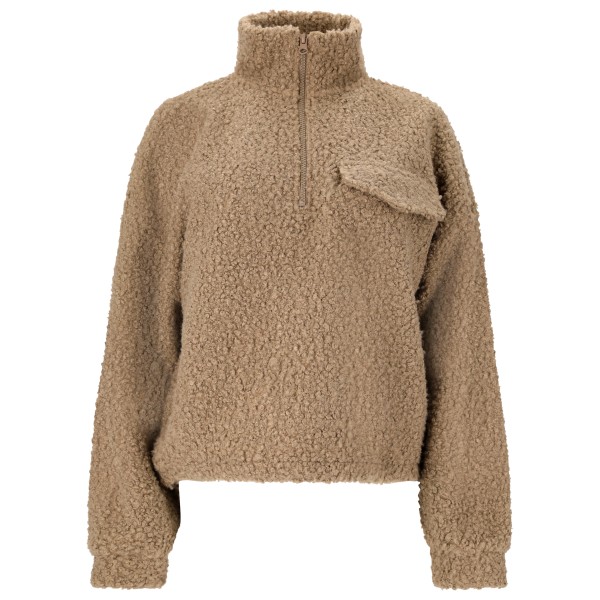 Pullover ATHLECIA Florrie Sherpa Half Zip Damen (Gr 44 |beige)