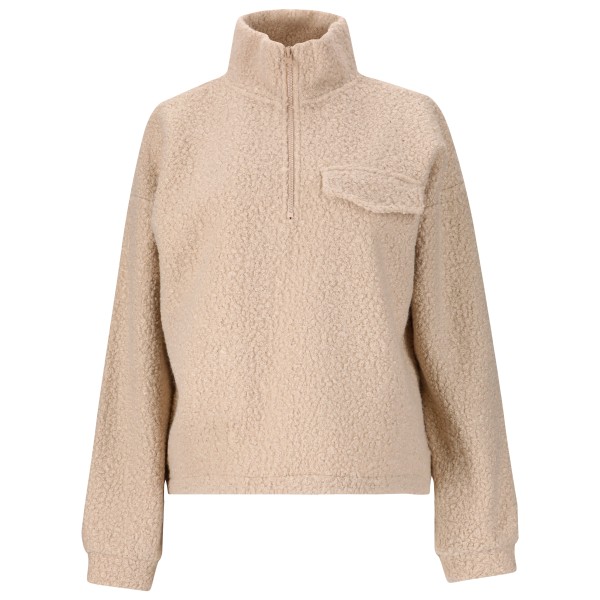 ATHLECIA Florrie Sherpa Half Zip Pullover Women (Größe 40 |beige)