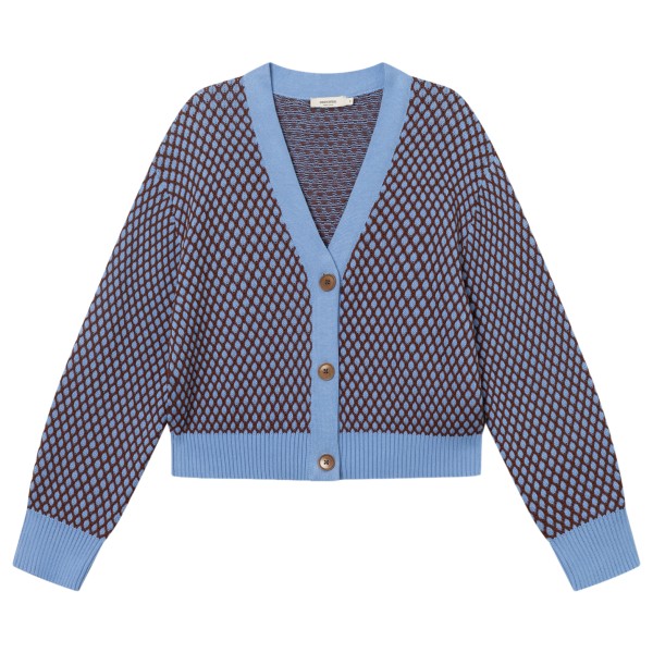 DEDICATED Women’s Cardigan Kanan Bubble Knit Cardigan Grijs