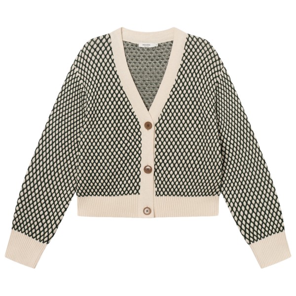 DEDICATED - Women's Cardigan Kanan Bubble Knit - Cardigan Gr S grau