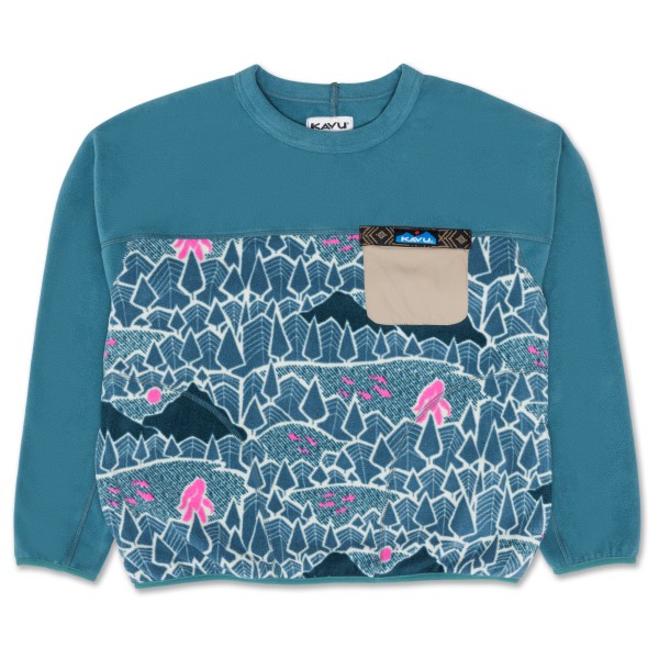 KAVU Women’ Kelowna Fleecetrui turkoois Turquoise
