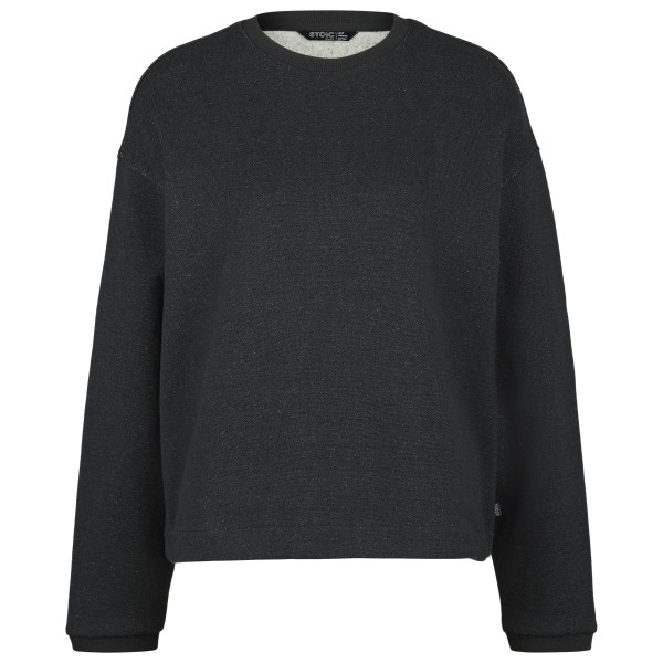 Stoic MMXX Kumla Loose Fit Crew Neck Pullover Damen (Gr M |schwarz)