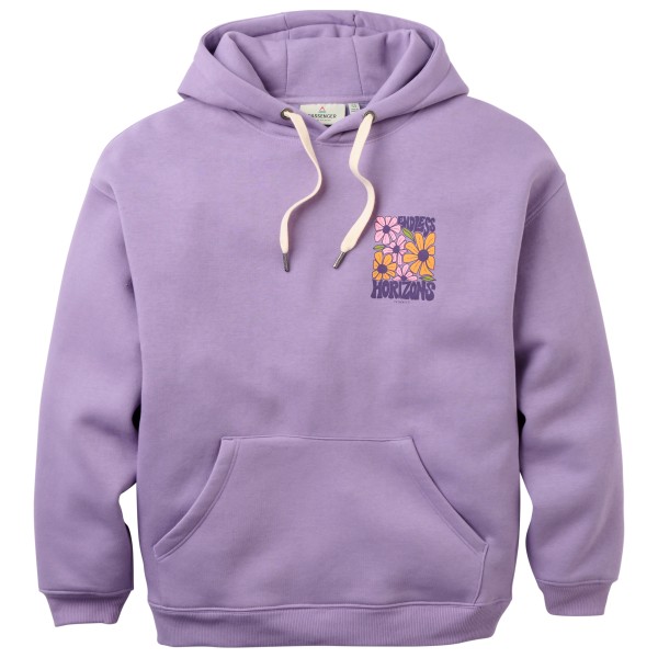 Passenger Women’s Endless Horizons Recycled Cotton Hoodie Hoodie Purper