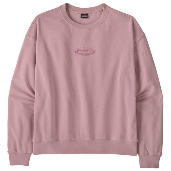 Patagonia 95 Oval Logo Daily Crew Pullover Damen (Gr XL |rosa)