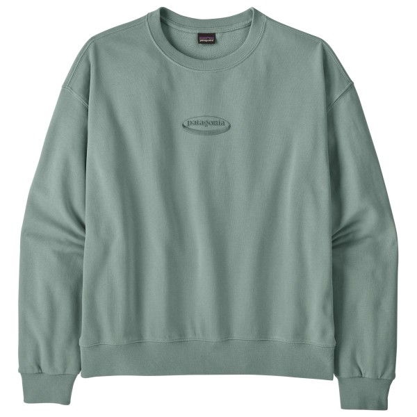 Patagonia Women’s 95 Oval Logo Daily Crew Trui turkoois Turquoise