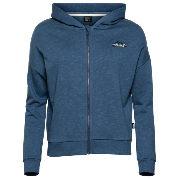 Hoodie Chillaz Attersee Mountain Flower Damen (Gr 38 |blau)