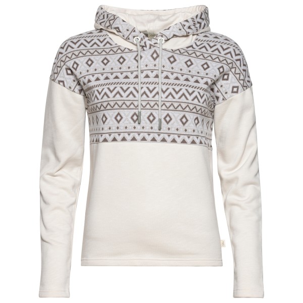 Chillaz Wallis Ornament Hoodie Damen (Gr 44 |grau/weiß)