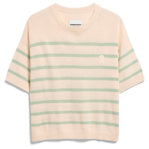 ARMEDANGELS – Women’s Stripe Linen Blend Sweater – Trui maat XL, Beige