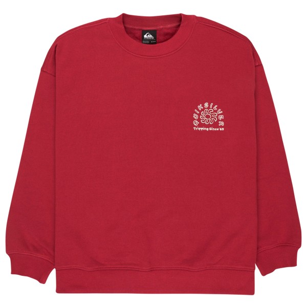 Pullove Quiksilver Standard Crew Damen (Gr XS |rot)