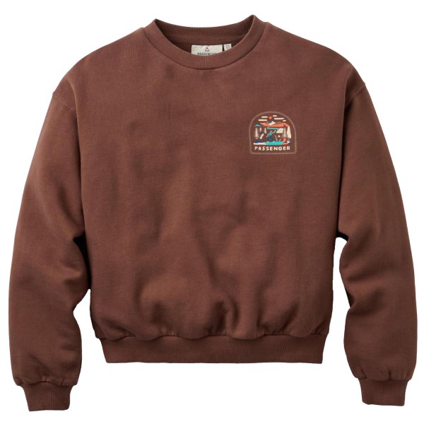 Passenger Women’s Lost Patch Relaxed Fit Sweatshirt Trui Bruin