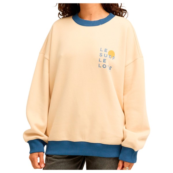 Billabong Women’s Le Love Surf Crew Trui Beige