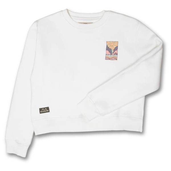 Bleubird Women’s Canyon Cropped Crew Trui Wit