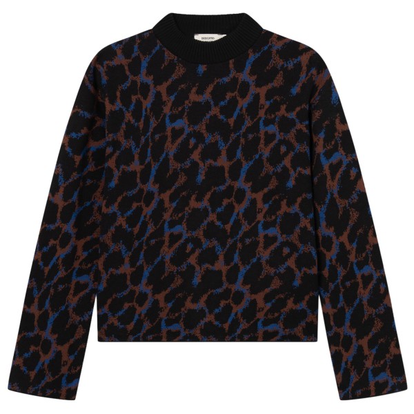 DEDICATED Women’s Sweater Limhamn Leopard Trui Zwart