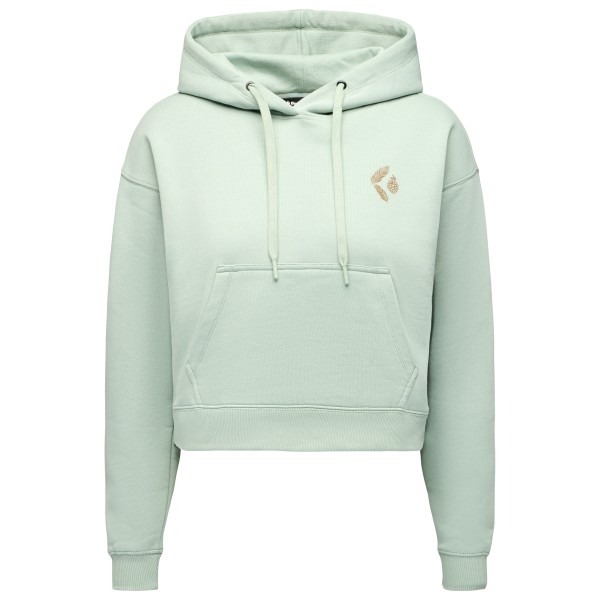 Diamond Women’s Pine Diamond Po Cropped Hoody Hoodie Groen